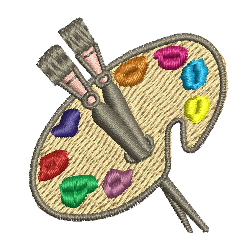 Artist Palette Logo Default Title One Size