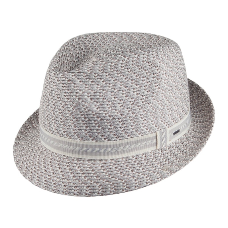 Bailey Hats Mannes Trilby Hat – Grey-Tan S