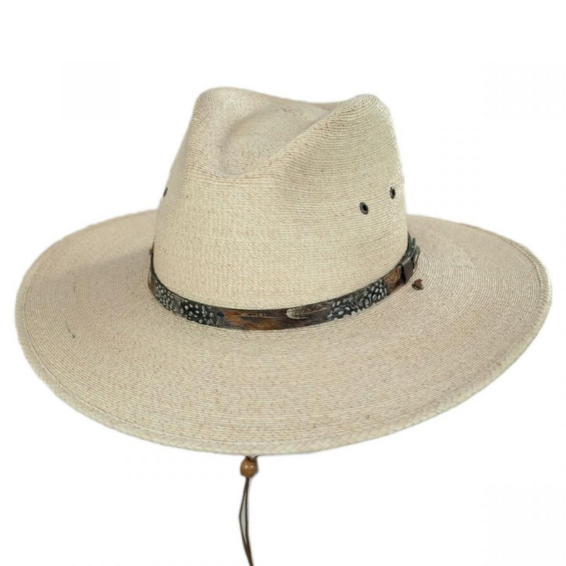 Cumberland Palm Leaf Straw Aussie Hat TOASTED PALM S