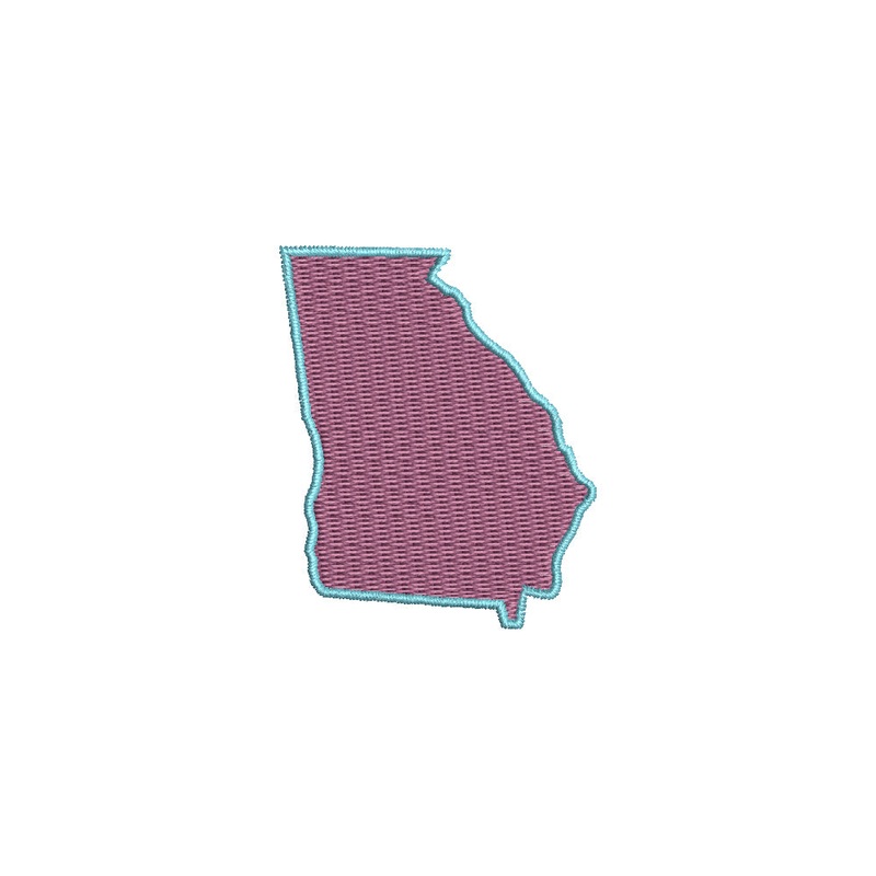Georgia State Map Default Title One Size