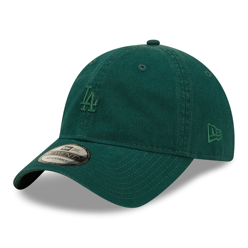 New Era 9TWENTY L.A. Dodgers Baseball Cap – MLB Mini Logo – Dark Green Adjustable