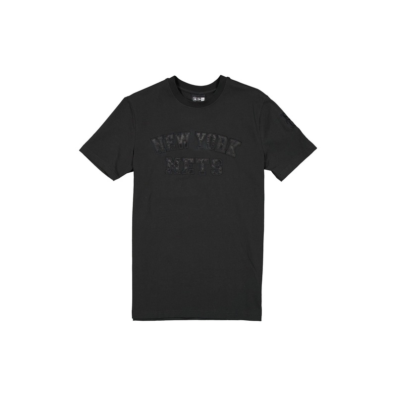 New York Mets Black on Black Logo Select T-Shirt S