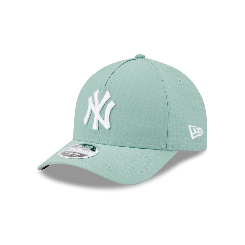 New York Yankees Green Ripstop 9FORTY M-Crown A-Frame Snapback Hat One Size