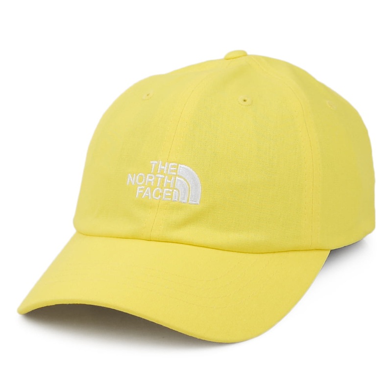 The North Face Hats Norm Cotton Baseball Cap – Lemon Adjustable