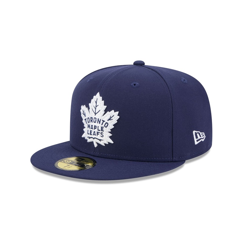 Toronto Maple Leafs Rear Wordmark 59FIFTY Fitted Hat 7