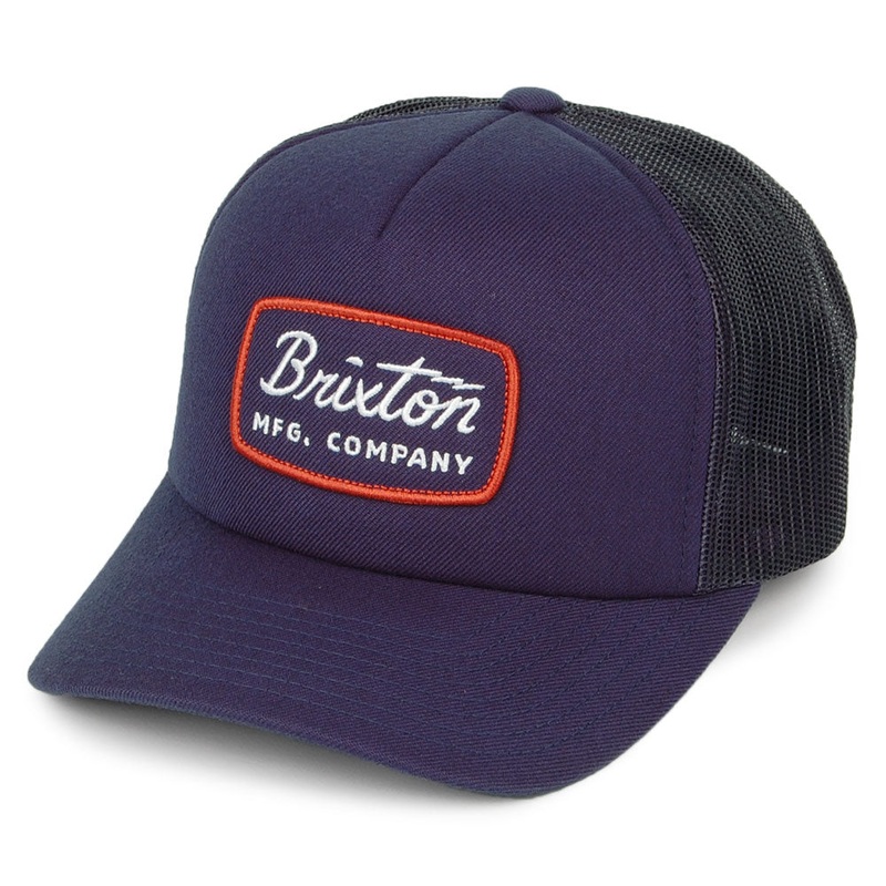 Brixton Hats Jolt MP Mesh Trucker Cap – Washed Navy Adjustable