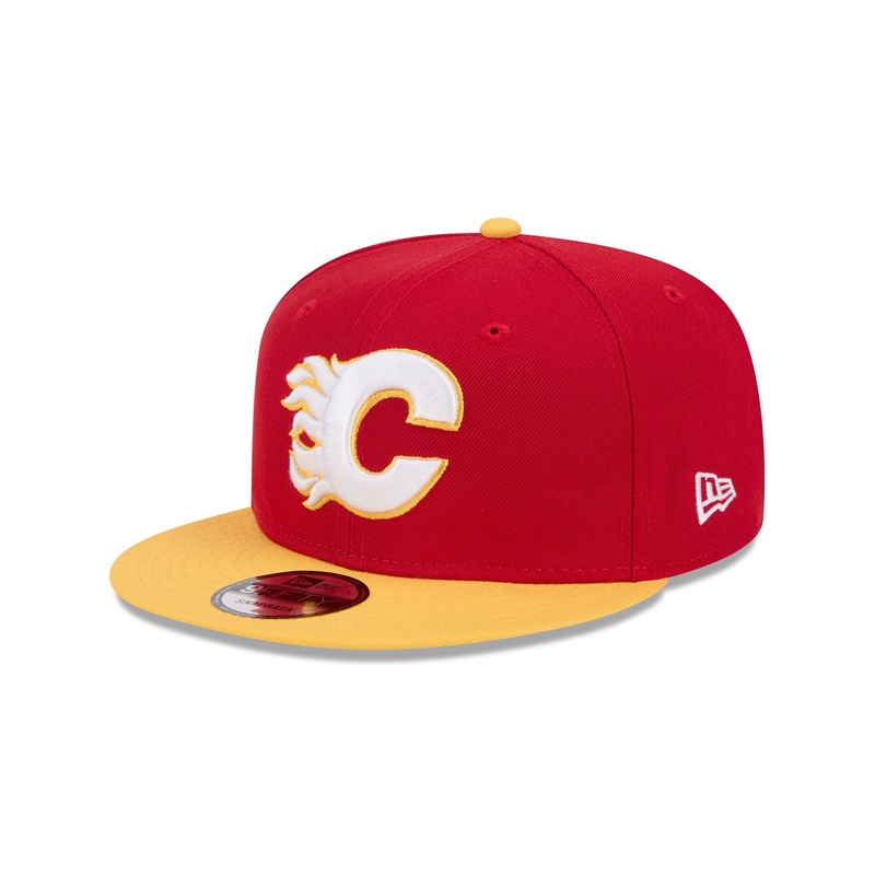 Calgary Flames 9FIFTY Snapback Hat One Size