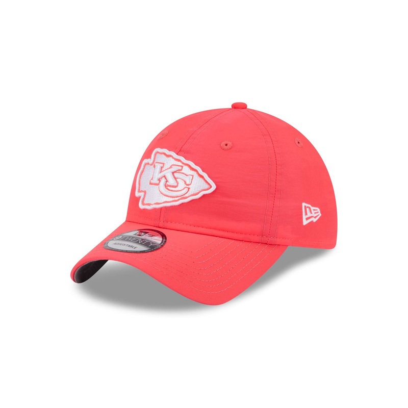Kansas City Chiefs Everyday Nylon Pink 9TWENTY Adjustable Hat One Size