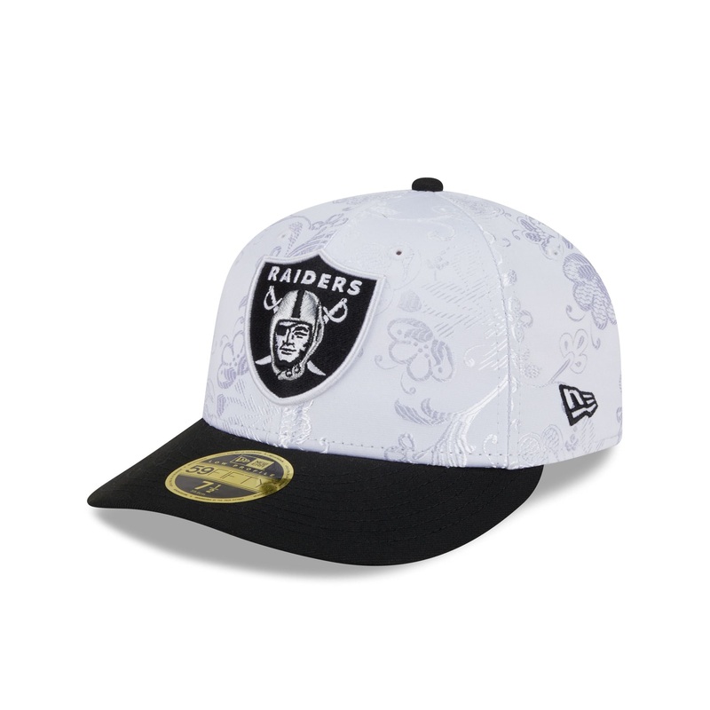 Las Vegas Raiders Floral Shine Low Profile 59FIFTY Fitted Hat 7