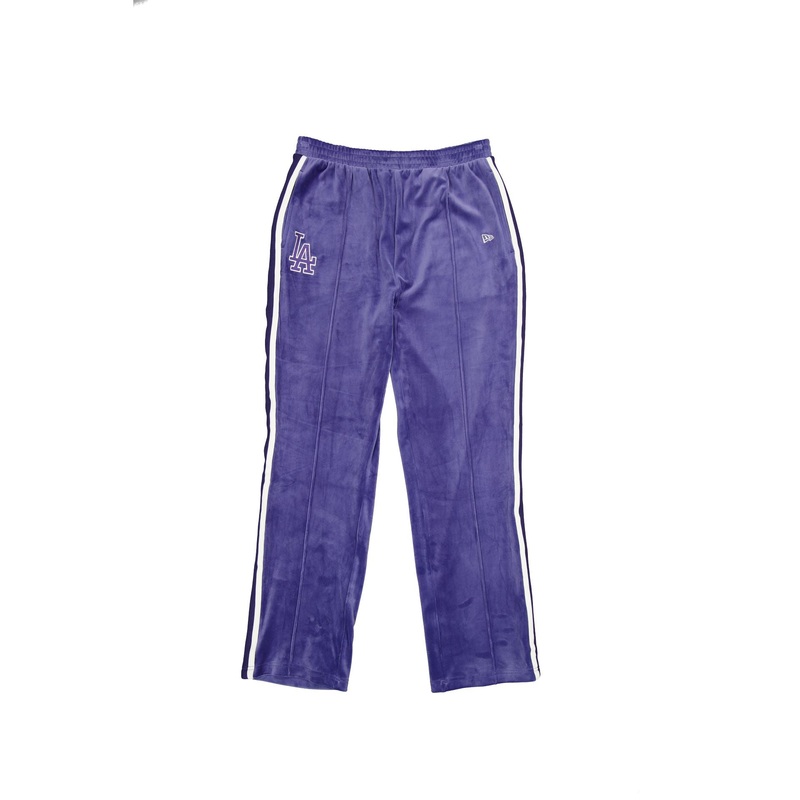 Los Angeles Dodgers Ink Purple Velour Track Pants S