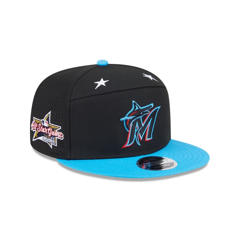 Miami Marlins 2025 All-Star Game Split Panel 9FIFTY Snapback Hat One Size