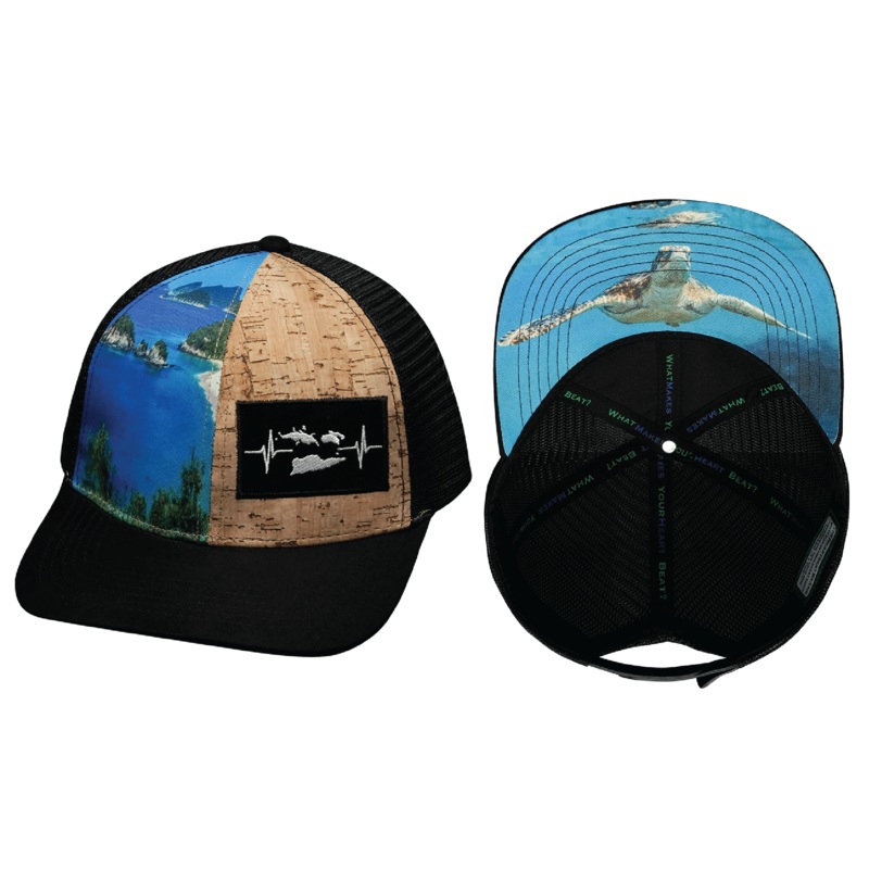 Virgin Islands -6 Panel – Cork Hybrid – Ocean (Unisex)