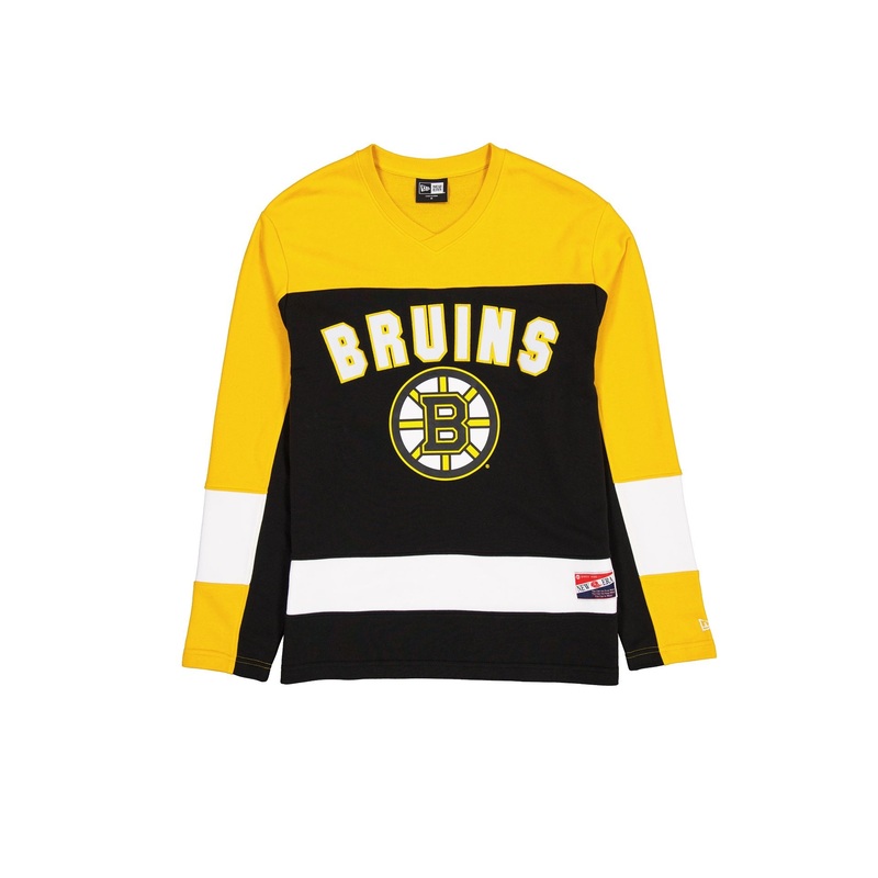 Boston Bruins Throwback Long Sleeve T-Shirt S