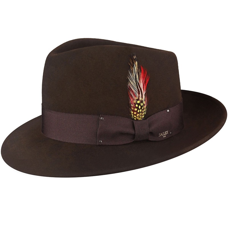 Classic LiteFelt Fedora Black S