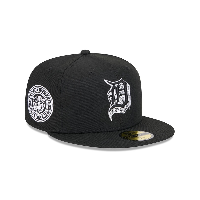 Detroit Tigers Hi Vis Doodle 59FIFTY Fitted Hat 7