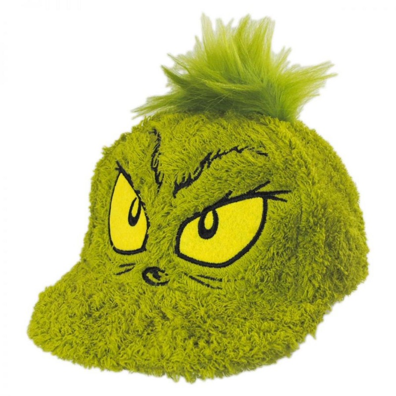 Grinch Adjustable Baseball Cap GREEN ADJUSTABLE