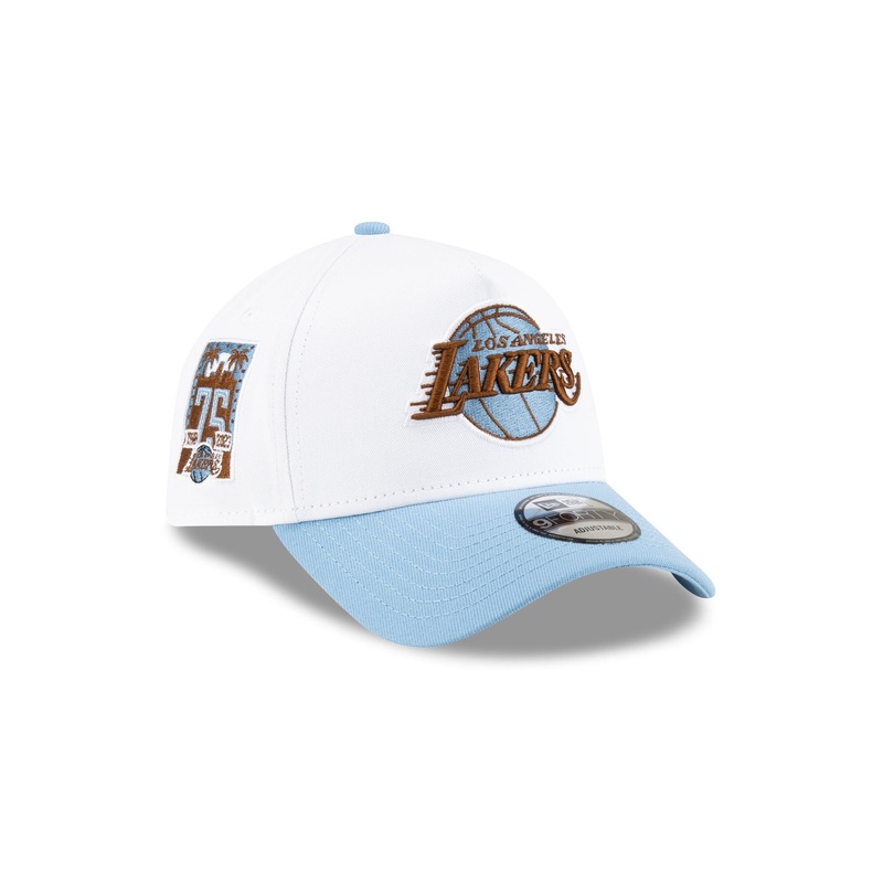 Los Angeles Lakers Spring Colorway 9FORTY A-Frame Snapback Hat One Size