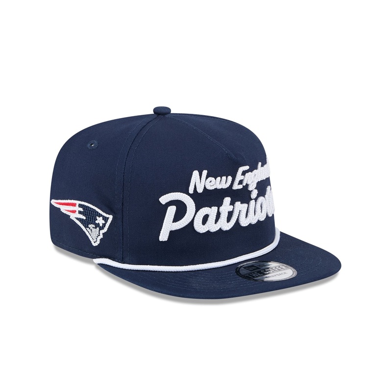 New England Patriots Team Text Golfer Hat One Size