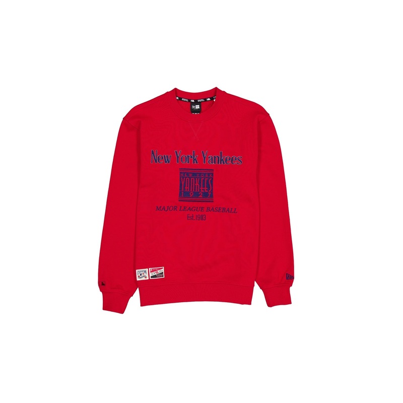 New York Yankees Cooperstown Savvy Red Crewneck XS