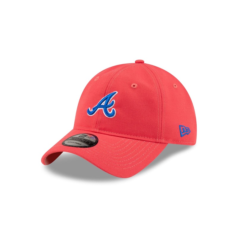 Atlanta Braves Spring Colorway 9TWENTY Adjustable Hat One Size