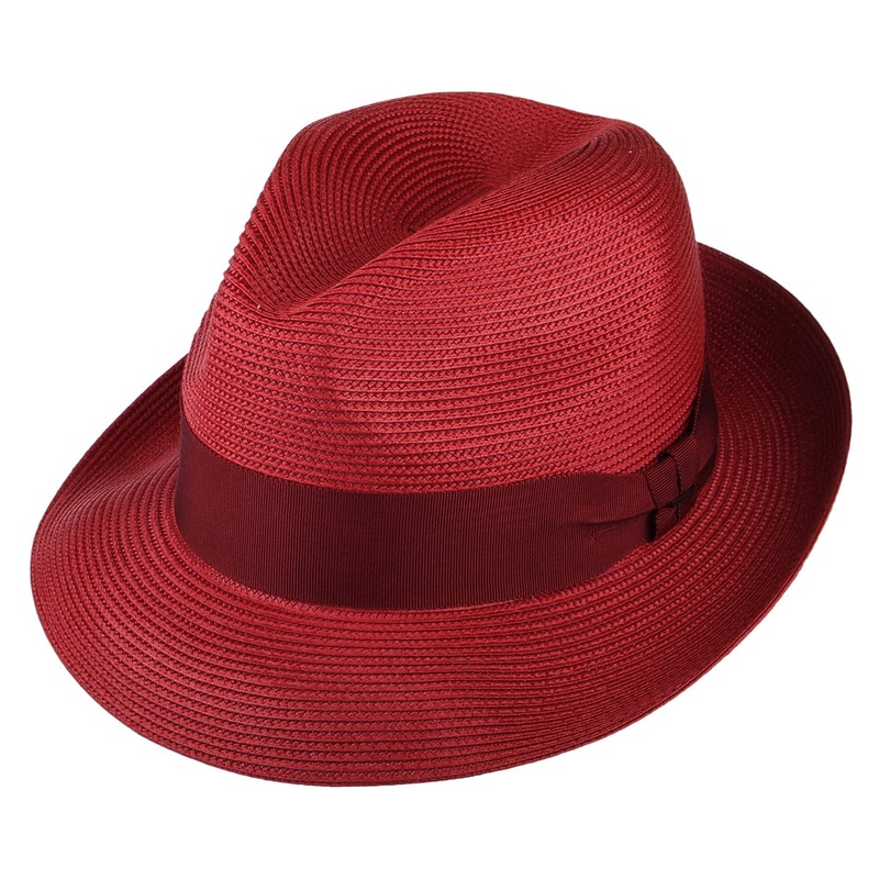 Bailey Hats Craig Special Fedora Hat – Red S