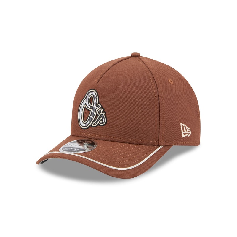 Baltimore Orioles Motorsport 9FORTY M-Crown A-Frame Snapback Hat One Size