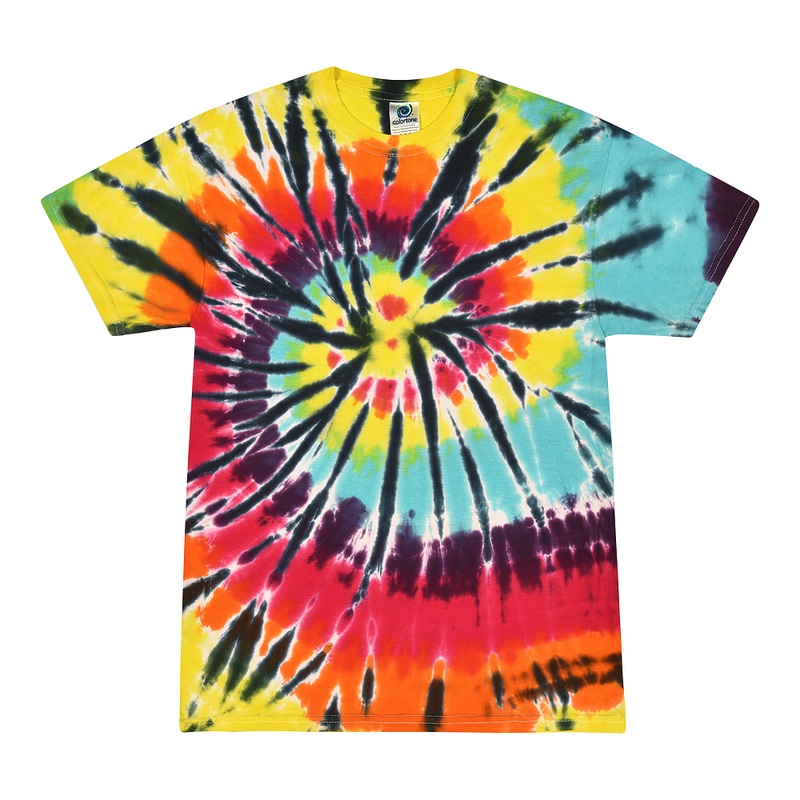 Colortone 1000 Multi-Color Tie-Dyed T-Shirt – Lava Lamp Lava Lamp S