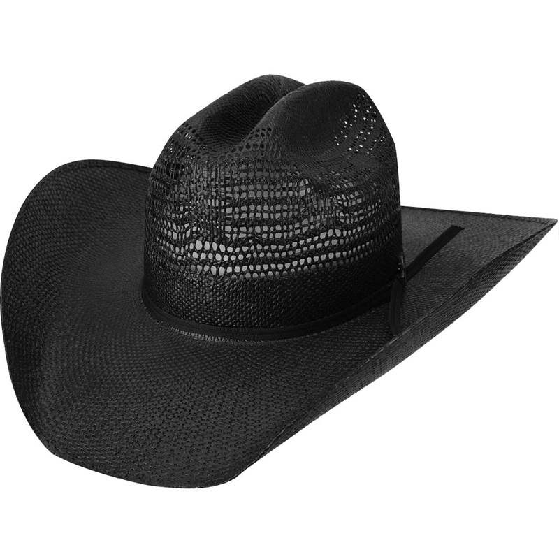 Desert Knight Bangora Cowboy Western Hat Black 6 3/4