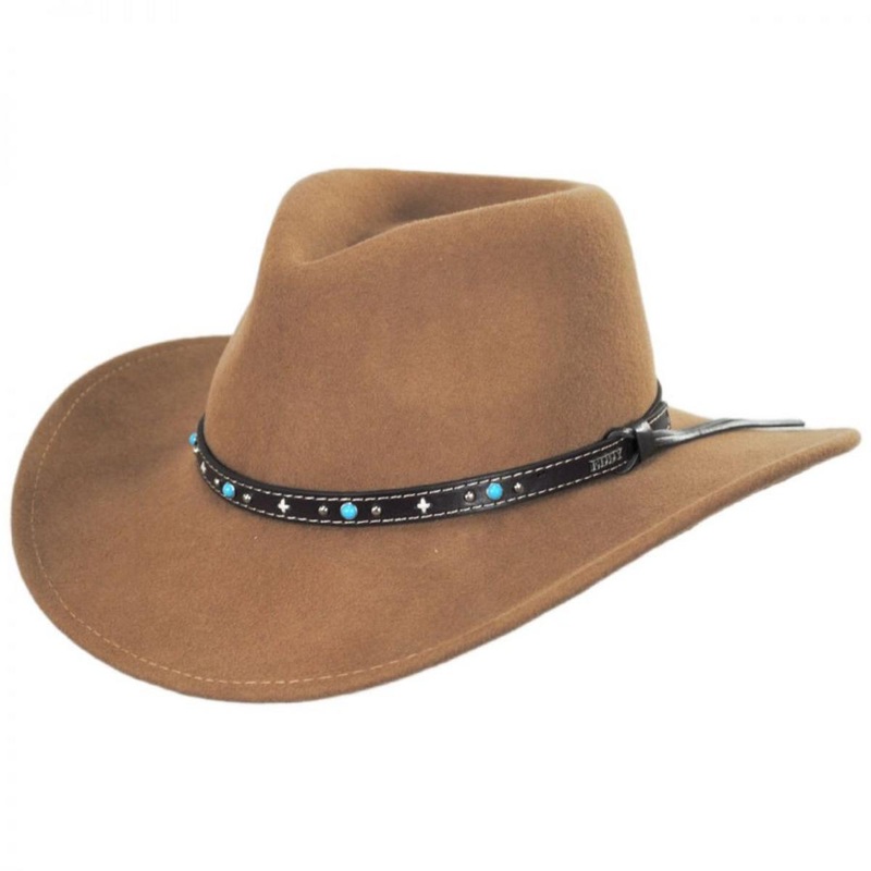 Destry Wool Felt Western Hat PECAN S