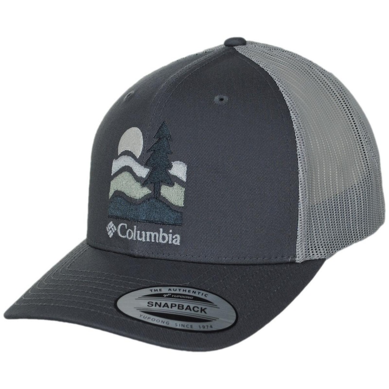 Get Hiked Mesh Snapback Baseball Cap CITY GREY ADJUSTABLE