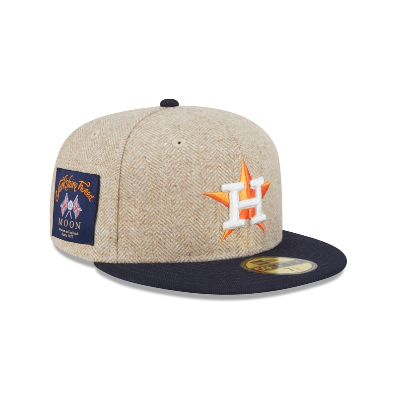 Houston Astros Herringbone Moon 59FIFTY Fitted Hat 7