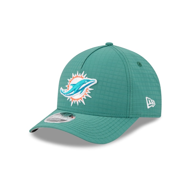 Miami Dolphins Ripstop 9FORTY M-Crown A-Frame Snapback Hat One Size