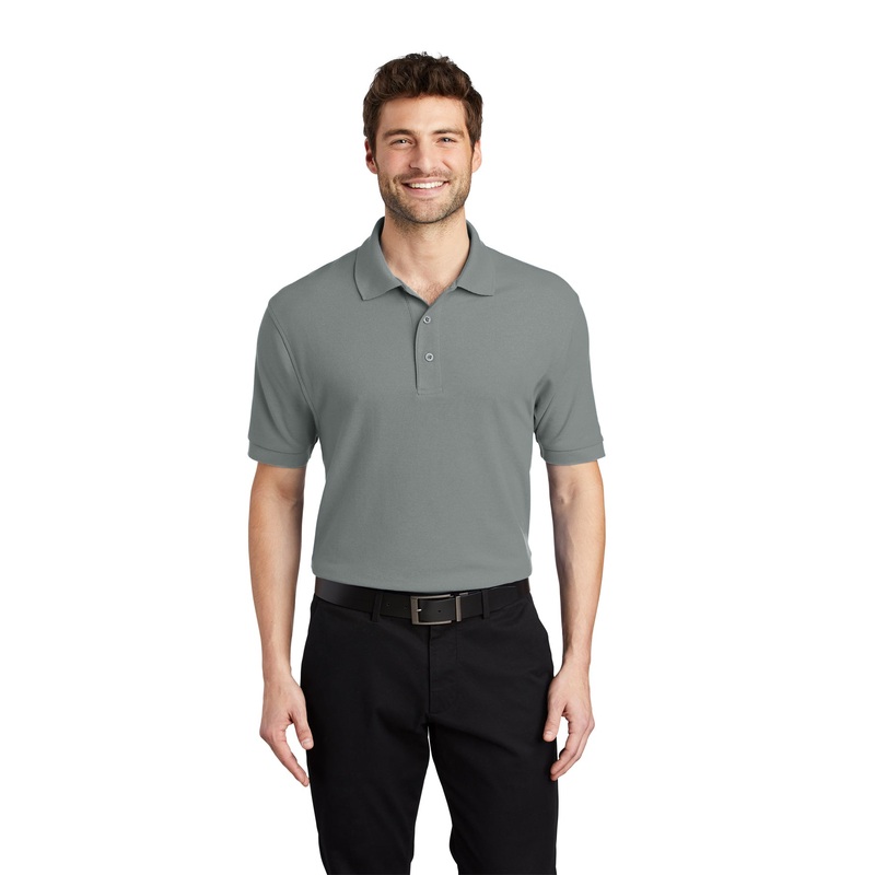 Port Authority K500 Silk Touch Polo – Cool Grey Cool Grey XS