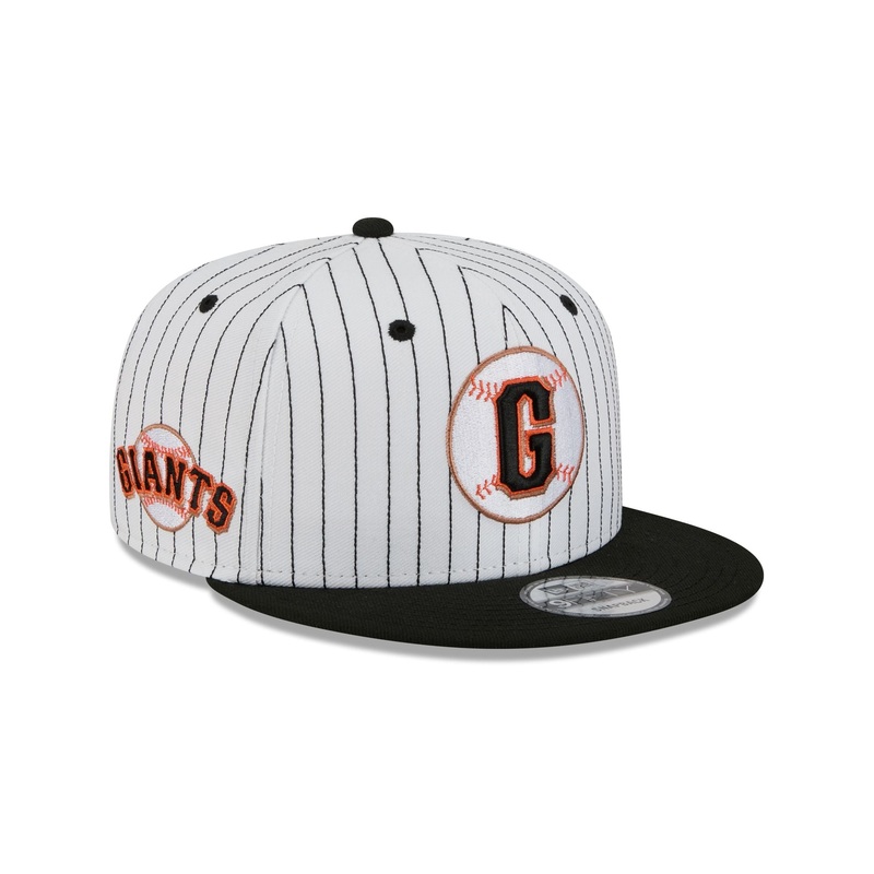 San Francisco Giants Deceptor Pinstripe 9FIFTY Snapback Hat One Size