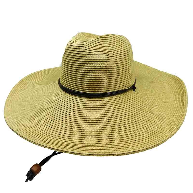Wide Brim Unisex Gardening Hat by JSA – Large and XL Sizes Wheat Tweed Medium (57 cm)