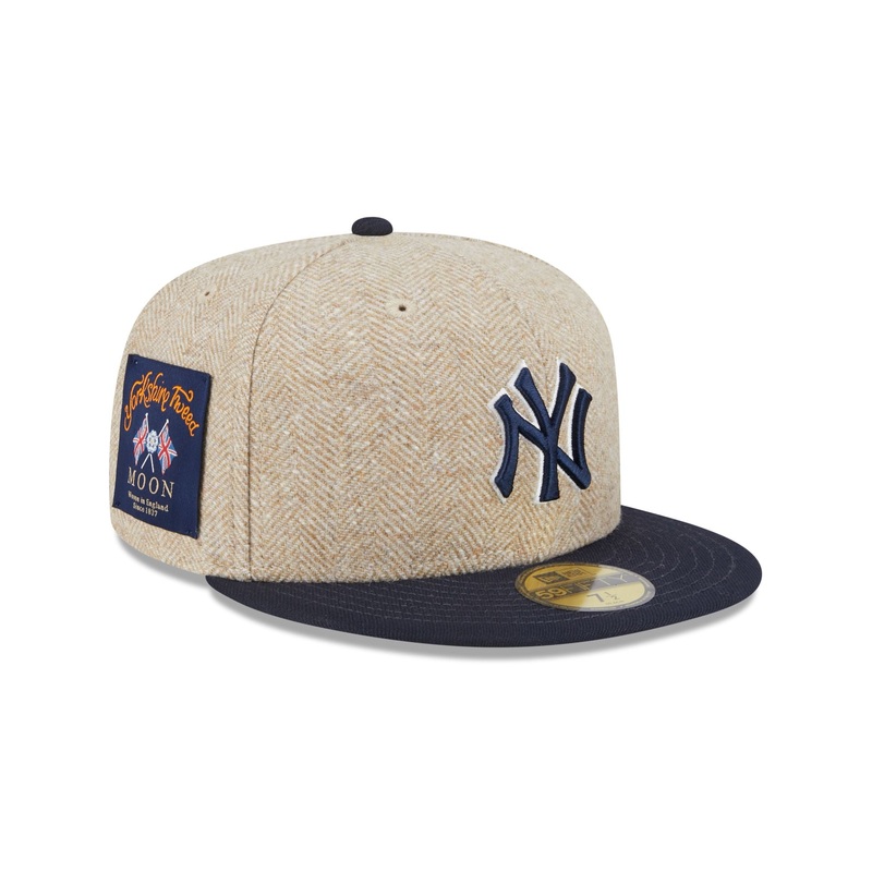 New York Yankees Herringbone Moon 59FIFTY Fitted Hat 7