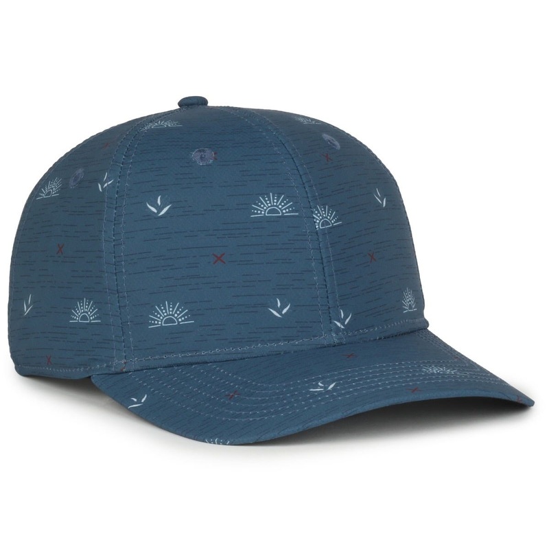 Outdoor Cap OCP100 Sublimated Performance Hat Agave Sunset Slate Blue