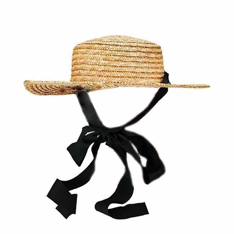 Petite Wheat Straw Boater Hat – San Diego Hat Natural Small (54 CM)