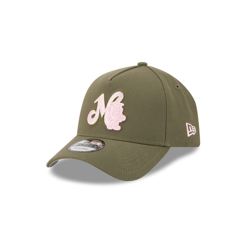 Acereros de Monclova Olive 9FORTY A-Frame Snapback Hat One Size