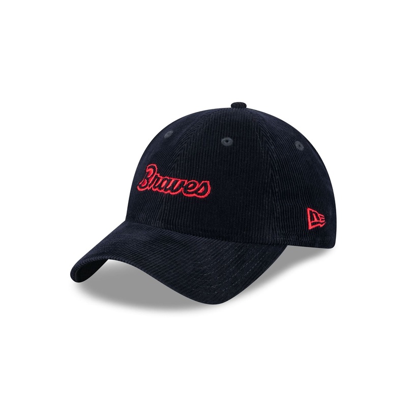 Atlanta Braves Women’s Corduroy 9TWENTY Adjustable Hat One Size
