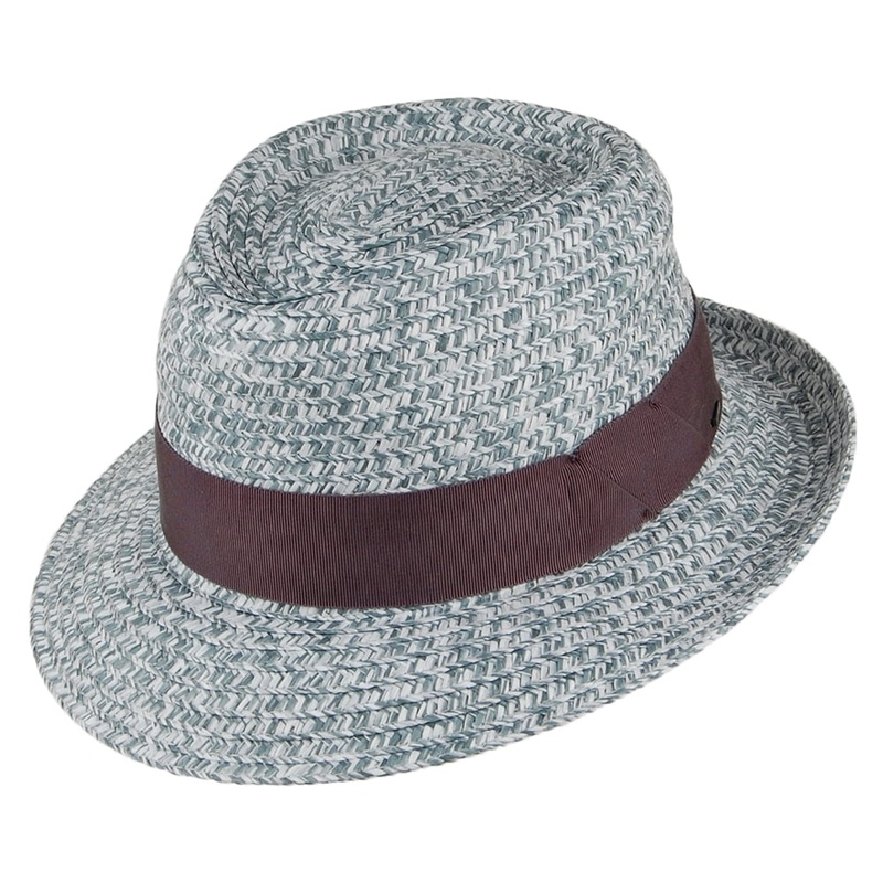 Bailey Hats Blume Trilby Hat – Charcoal-Multi S