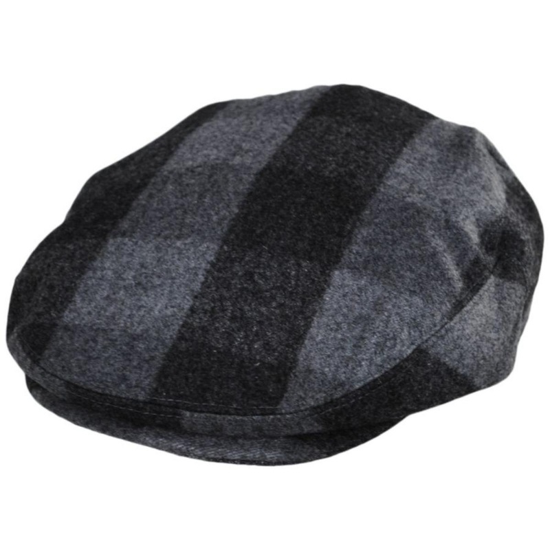 Basset Wool Check Ivy Cap GREY S