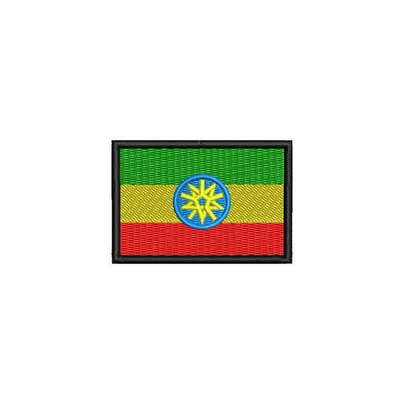 Ethiopia Rectangel Flag Default Title One Size