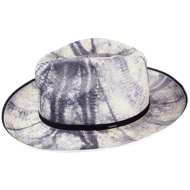 Parson Panama Fedora Natural/Navy S