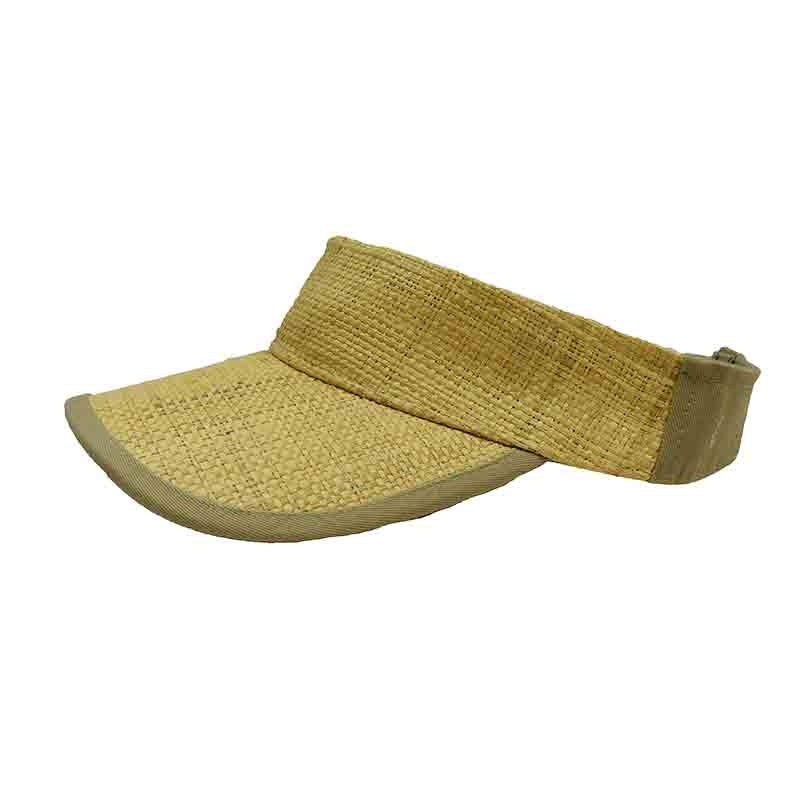 Raffia Tennis – Golf Sun Visor for Men – DPC Global Trends Natural