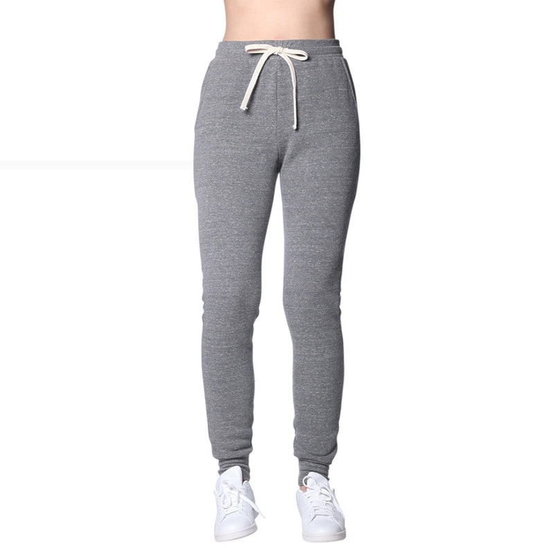 Royal Apparel 37170 Unisex Eco Triblend Fleece Jogger Pants Made in USA Eco Tri Charcoal XS