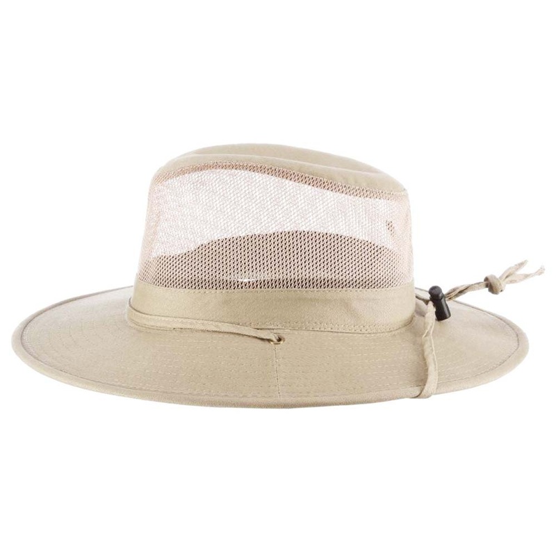 Solarweave Mesh Crown Safari Hat, Oatmeal – DPC Outdoor Design Oatmeal Small (55 cm)