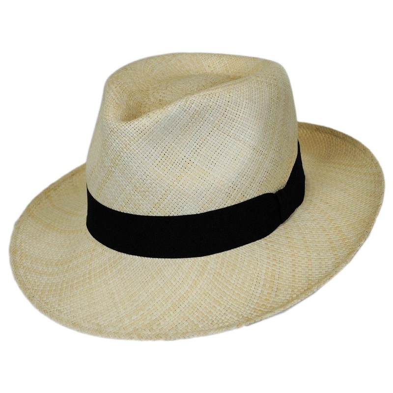 Wholesale Panama Straw C-Crown Fedora Hat B2B Pre-Pack NATURAL 2S-4M-4L-2XL