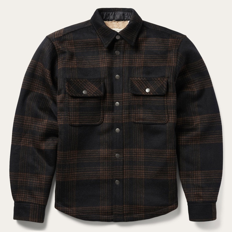 Black & Tan Jac-Shirt Brown S
