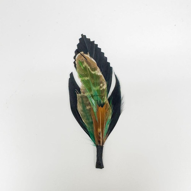 Golly | Hat Feather Black